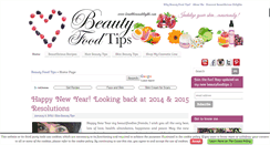 Desktop Screenshot of beautyfoodtips.com